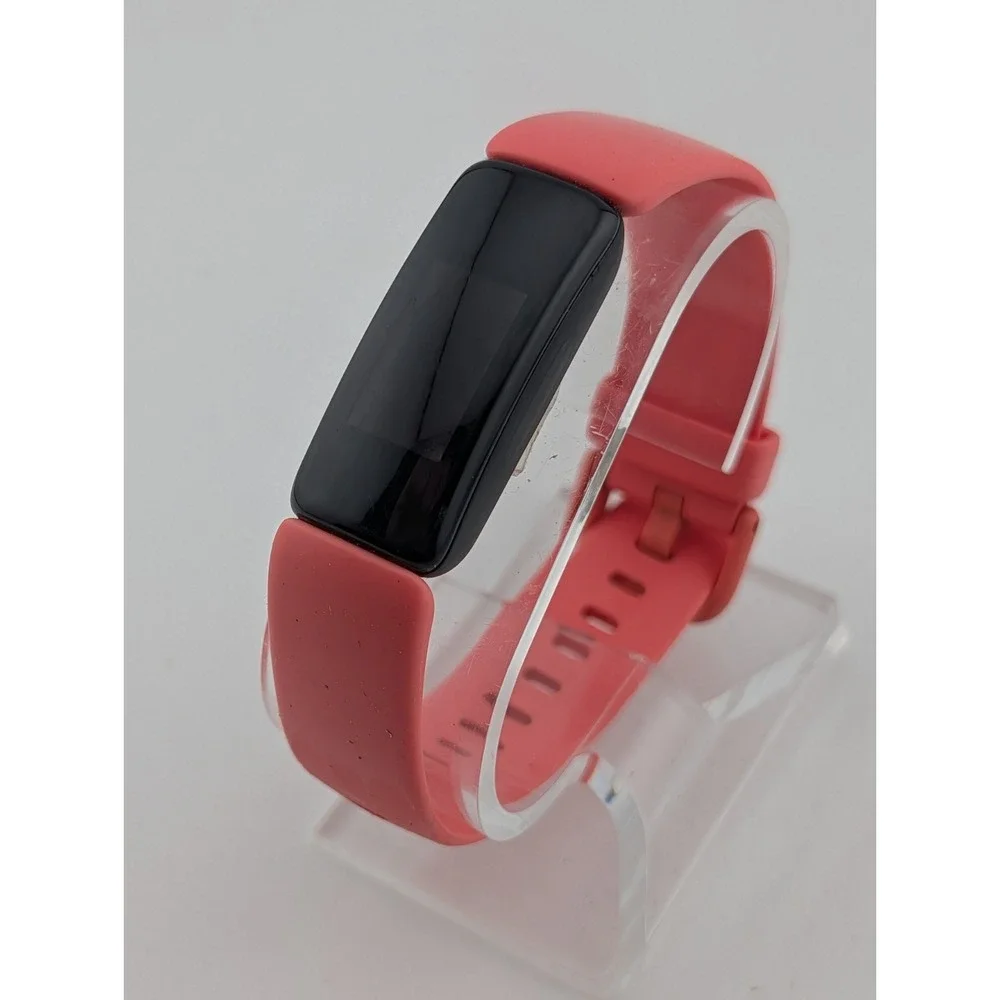 Fitbit Inspire 2 Fitness Activity Tracker FB418 Small Pink Band- Tested, Works